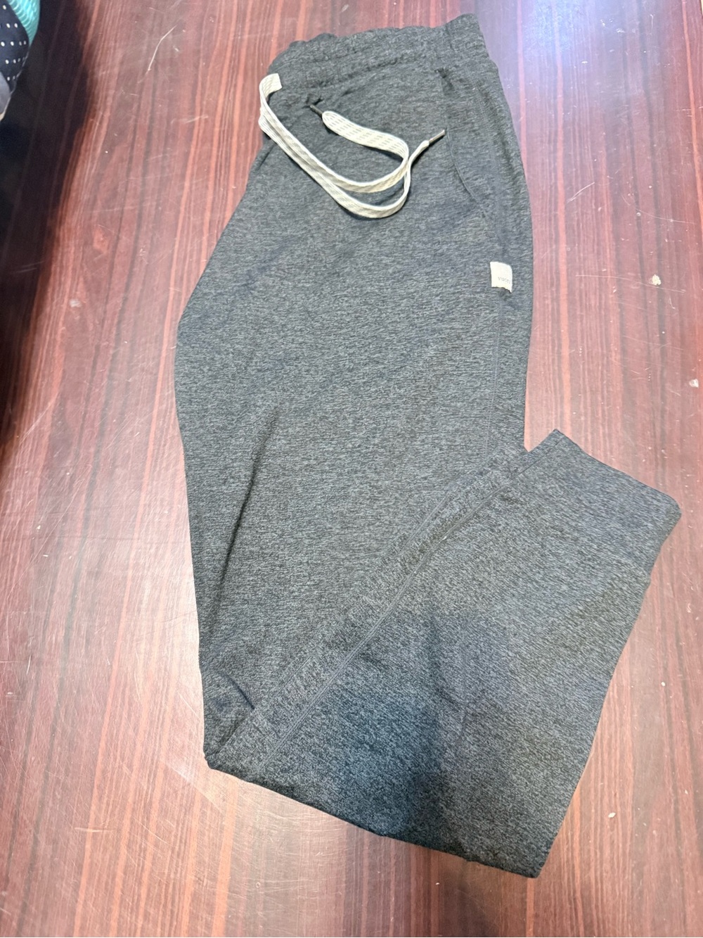 Vuori Charcoal Gray performance Jogger Track Pants